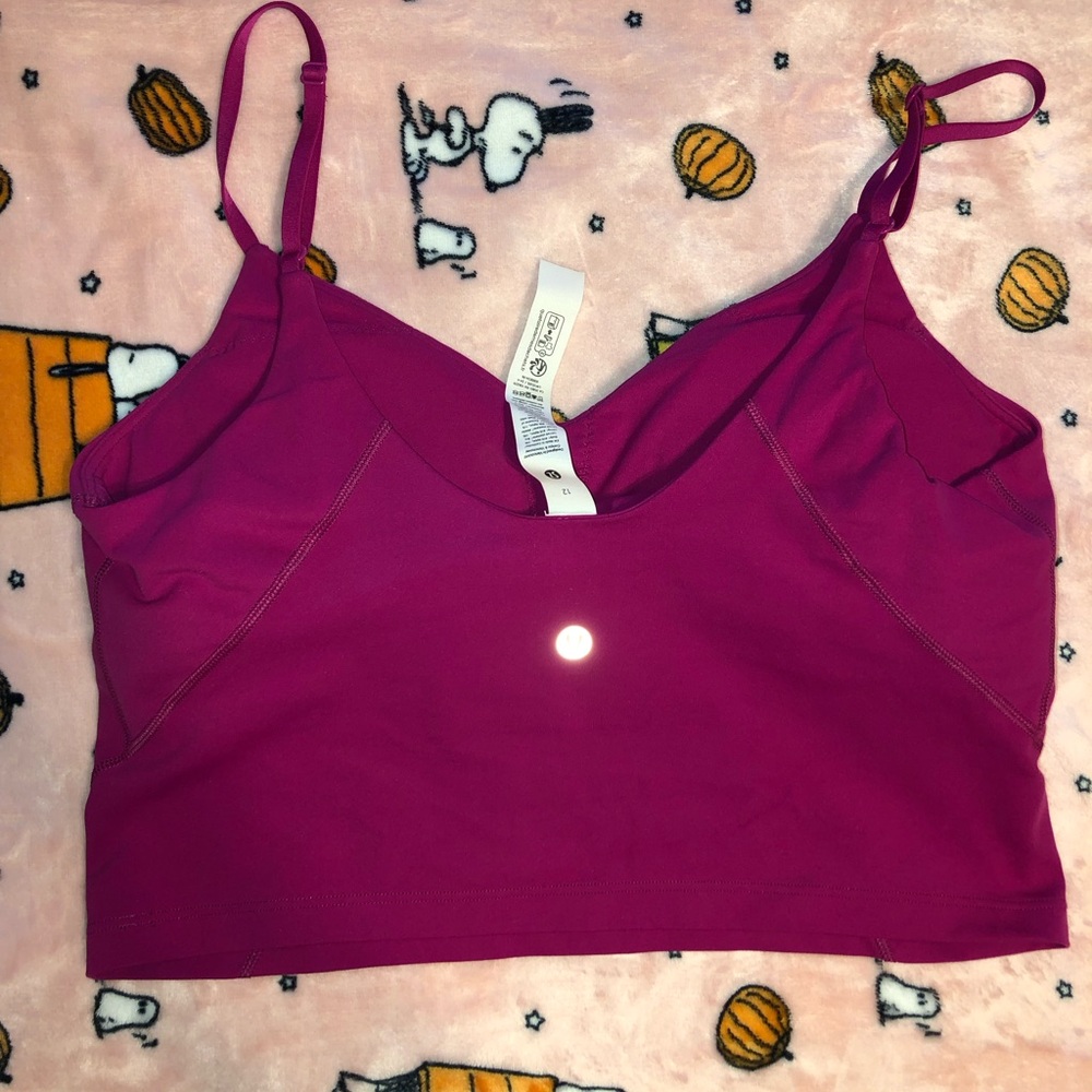 Lululemon Align Cropped Cami Tank A/B Ripened Raspberry - Picture 2 of 4